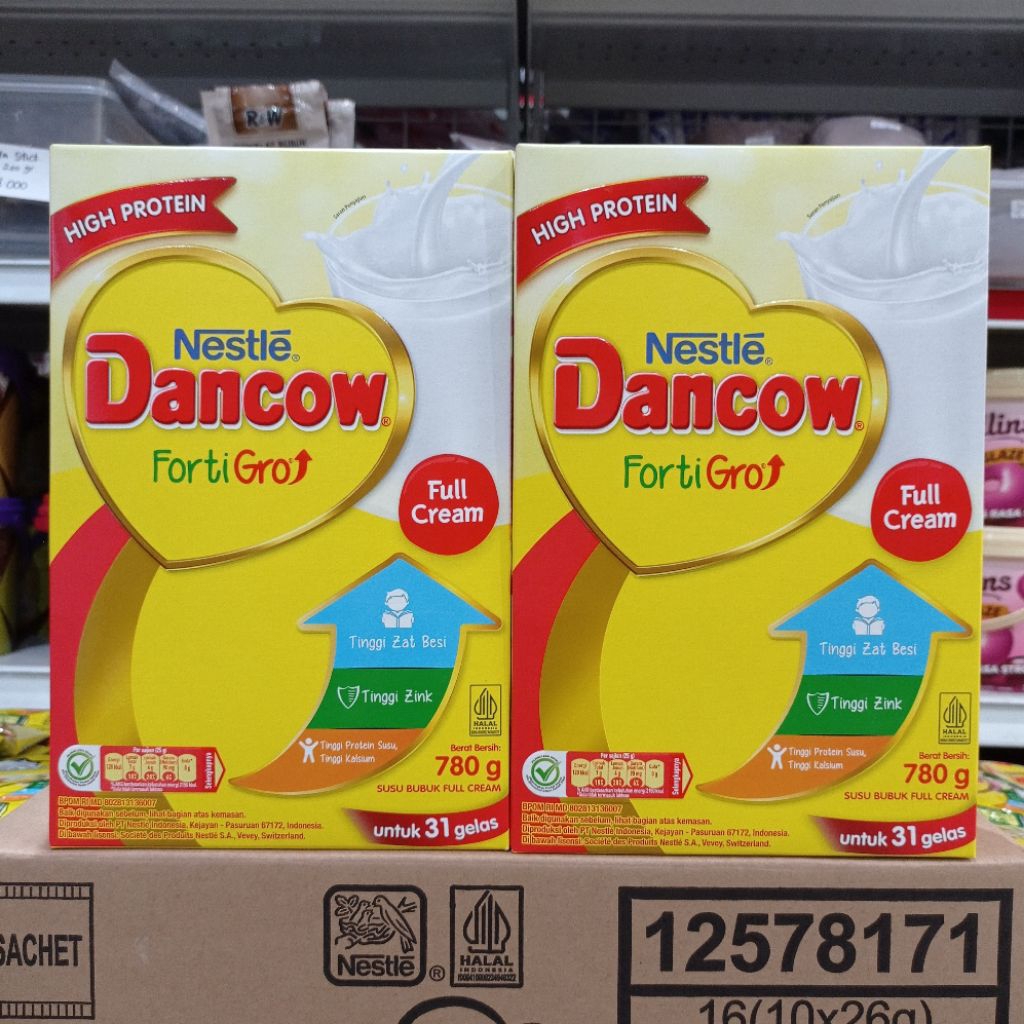 Dancow fortigro full cream 780 gram | Susu bubuk dancow full cream | Dancow fortigro | susu bubuk fu