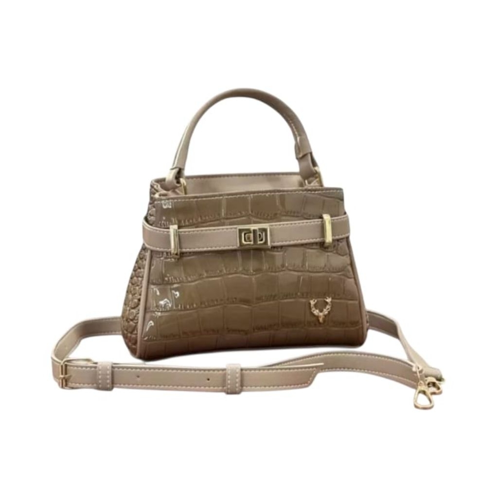 tas selempang wanita terbaru bahan sintetis kulit buaya sabuk terlaris bisa di jinjing