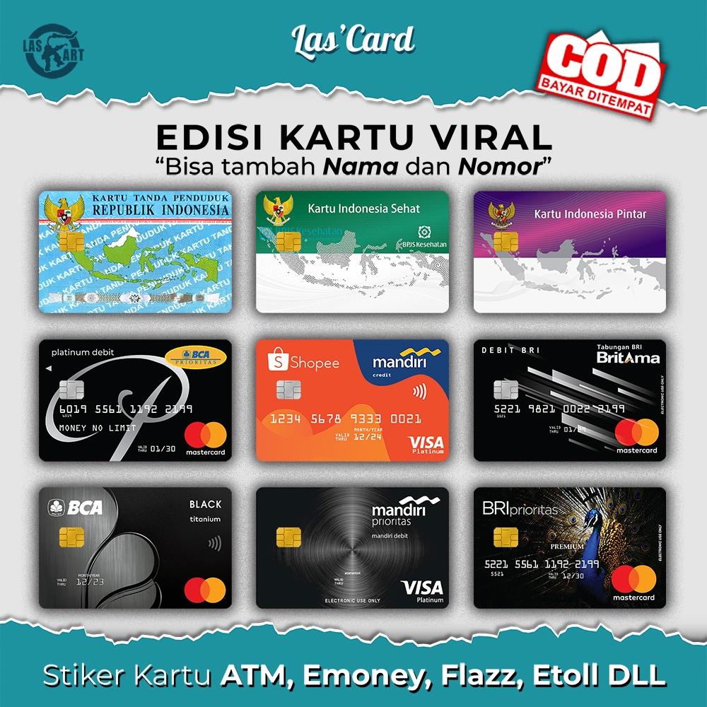 

[HOLOGRAM] STIKER ATM BRITAMA, BCA PRIORITAS, MANDIRI PRIORITAS, KTP SKIN (FAKE SKIN) DAN LAINNYA