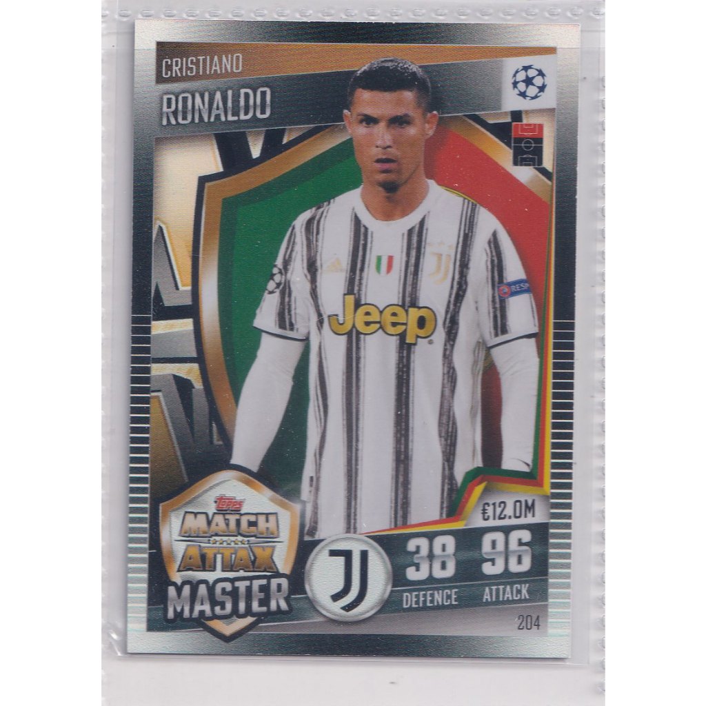 2020-21 Topps Match Attax 101 #204 Match Attax Master Cristiano Ronaldo