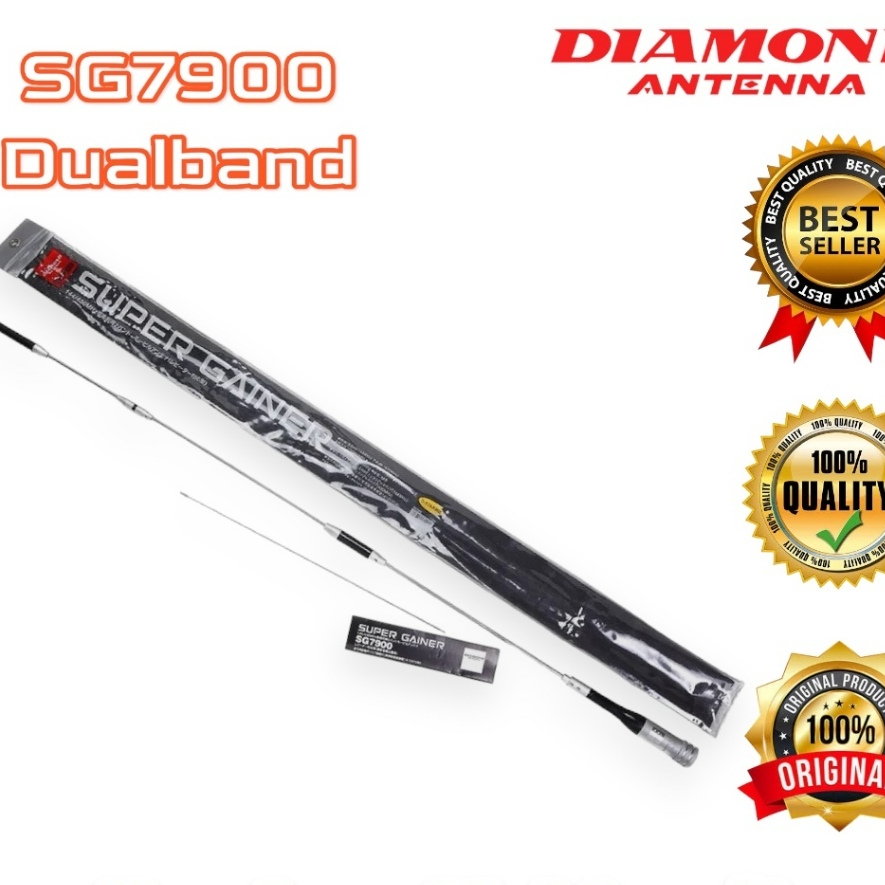 Antena SG-7900 Diamond Super Gainer Dualband VHF UHF Mobil Rig Kenwood Alinco Yaesu ICOM Motorola Mi