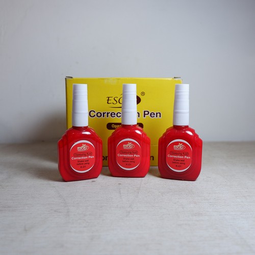 

CORRECTION PEN/TIPE EX ESCO BOTOL Murah