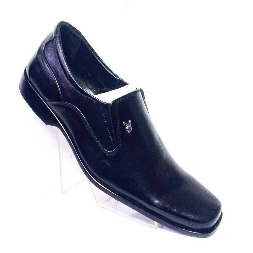 Sepatu Pantopel Playboy Pria Anti Licin / Pantofel Kerja Nyaman Awet /Formal Elegan Cowok Kulit Asli