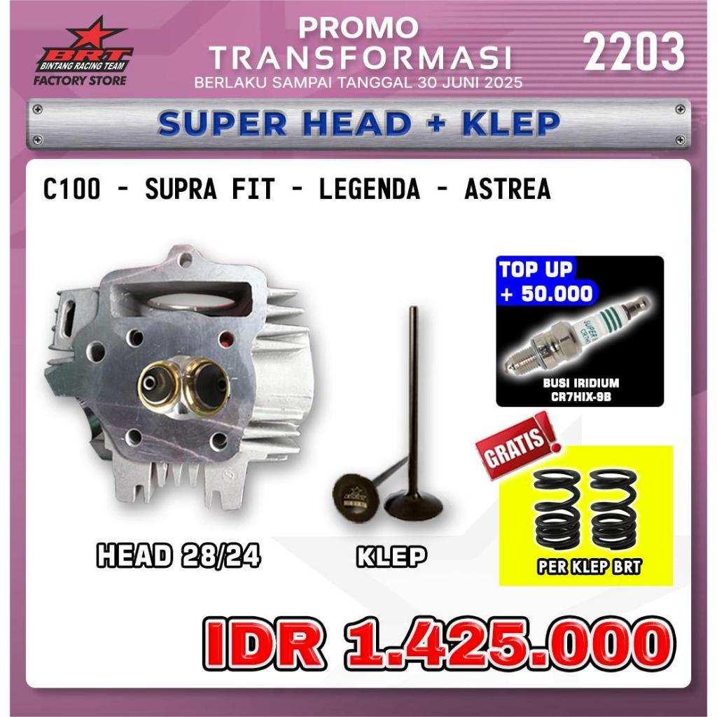 SUPER HEAD 28/24 + KLEP - C100 - SUPRA FIT - LEGENDA - ASTREA