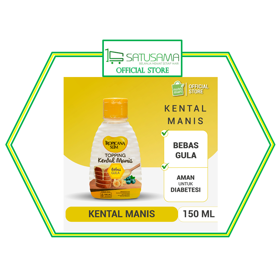 

TROPICANA SLIM KRIMER KENTAL MANIS 150 ML