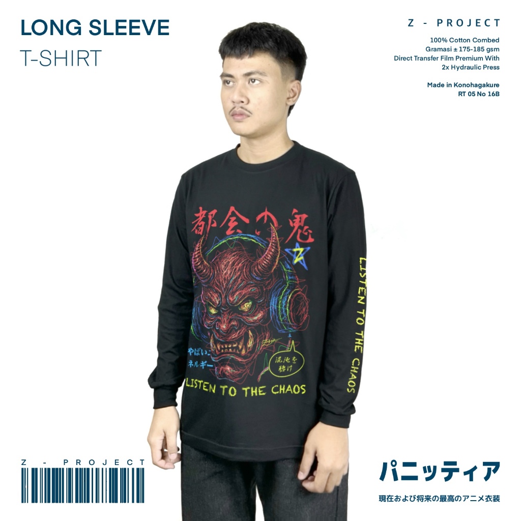 Zetproject | Uroni Tshirt Japanese Lengan Panjang