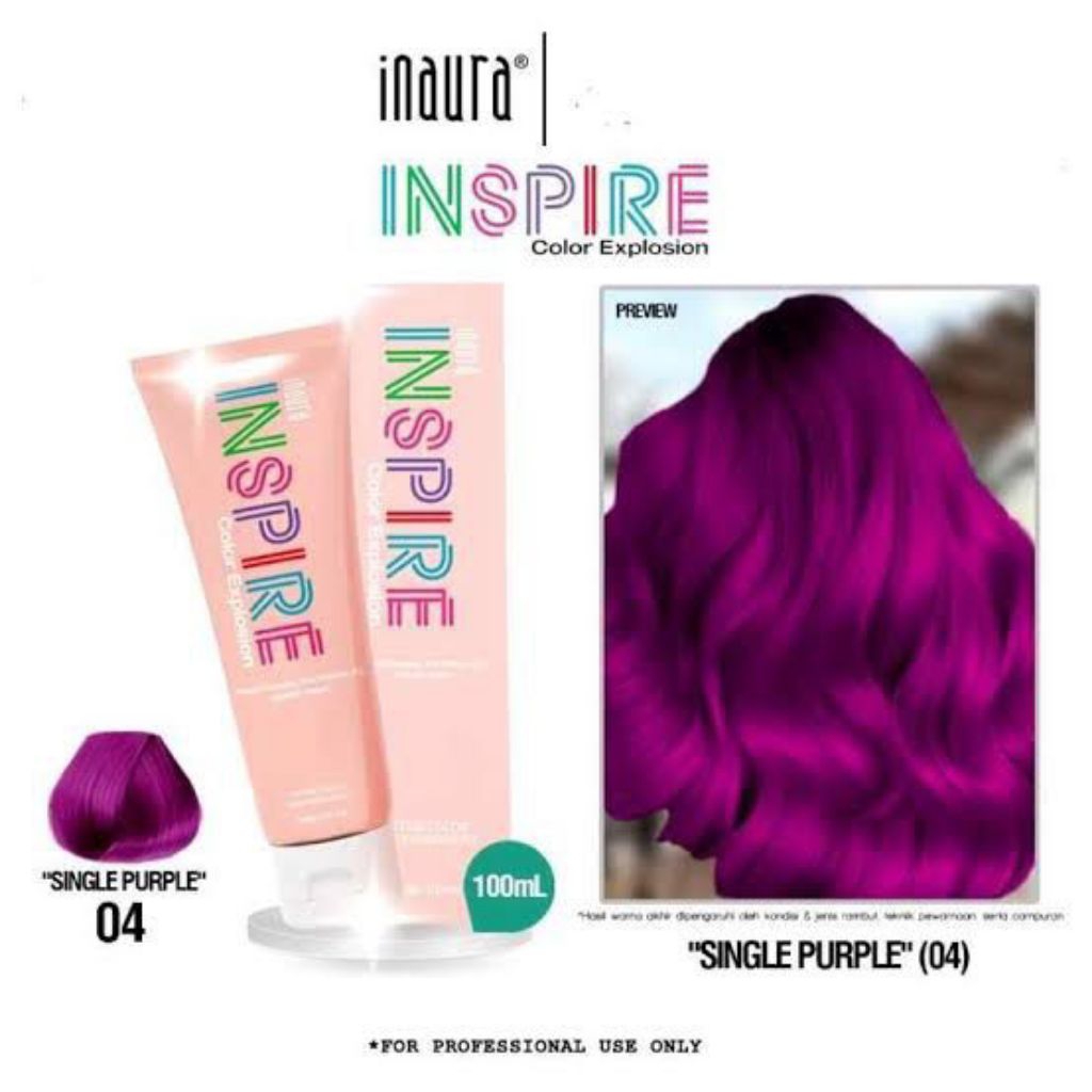 INAURA COLOR EXPLOSION INSPIRE , INAURA HAIR COLOR , INAURA PERMANEN COLOR