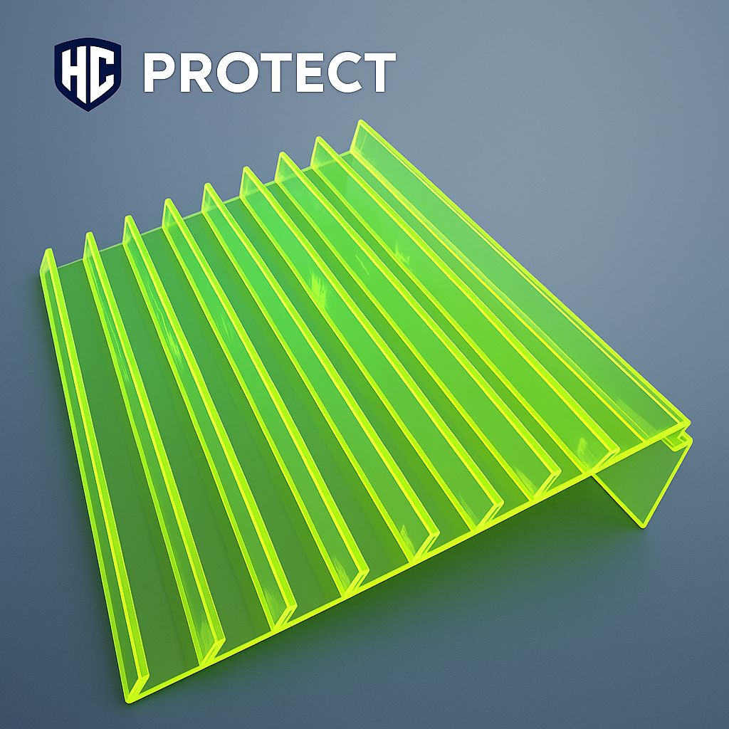 Rak Kartu Acrylic Warna Hijau - Pajangan Etalase Konter Toko Aksesoris