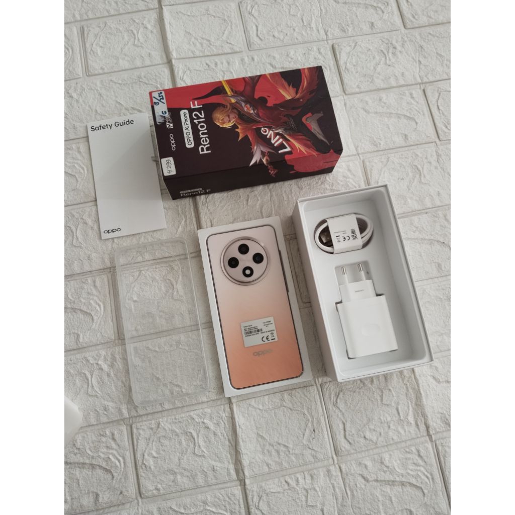 Reno 12F 4G Ram 8/256 Gb [Second] Mulus nominus garansi resmi oppo