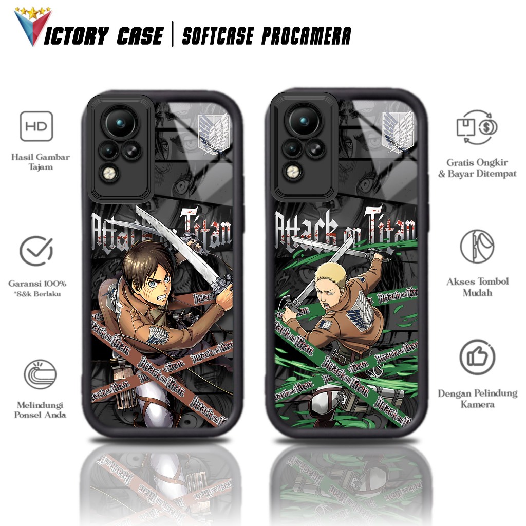Softcase Glass kaca untuk INFINIX NOTE 11 NOTE 11 NFC NOTE 12 AOT Casing Handphone Case Procamera