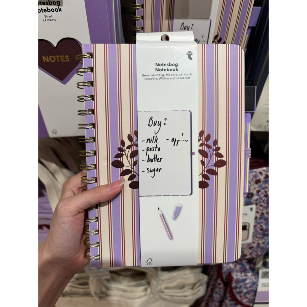 

Flying Tiger Notebook with Erasable Marker