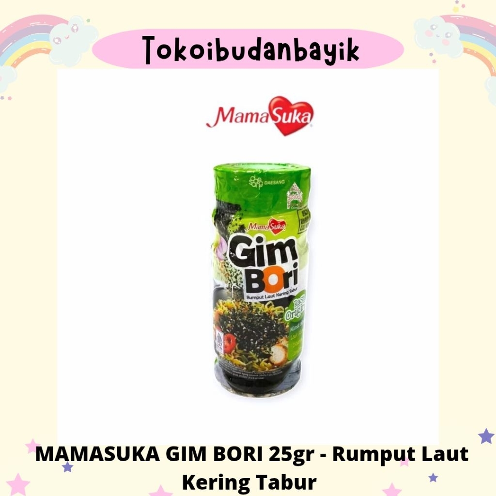 

MAMASUKA GIM BORI 25gr - Rumput Laut Kering Tabur / Bon Nori original