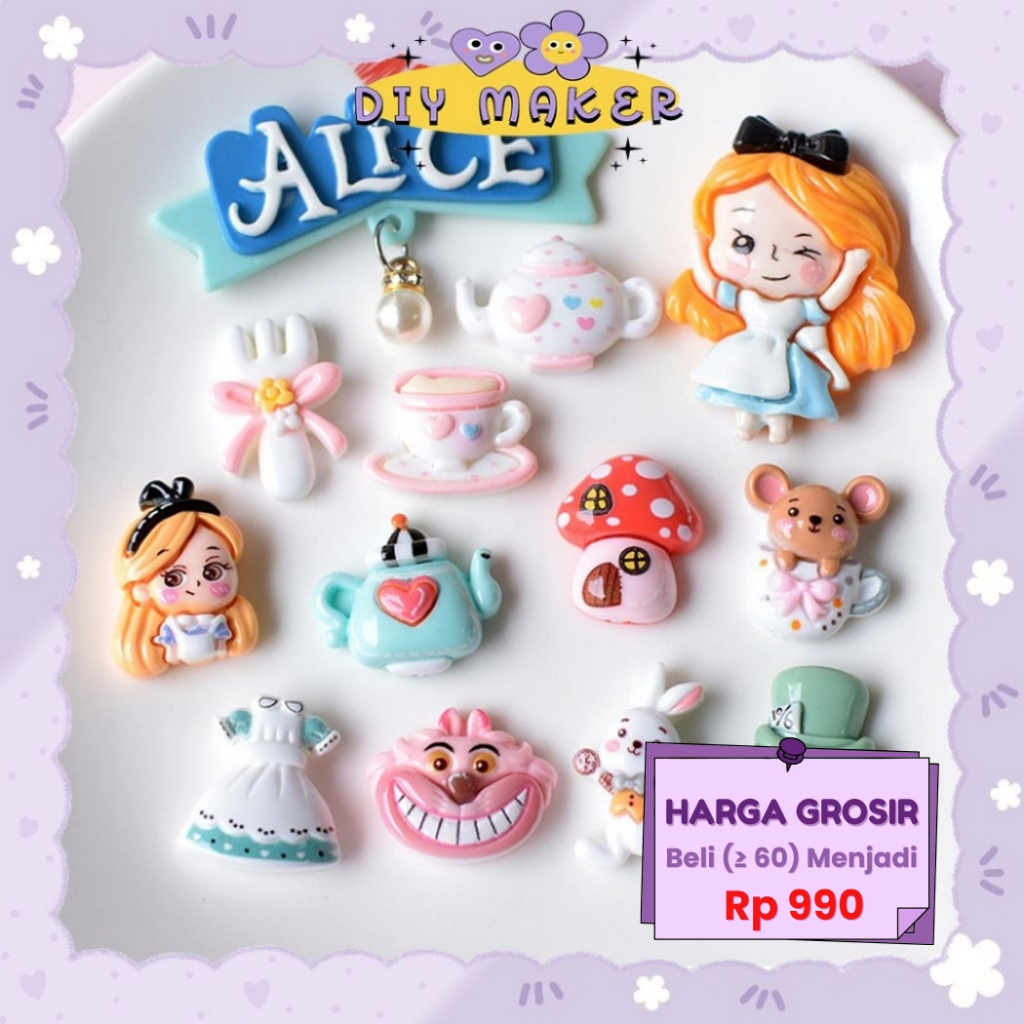 

DM Stiker 3D Cartoon Alice Untuk Case HP Botol Cocok Untuk Souvenir Aksesoris DIY Manik Lucu 3D-012