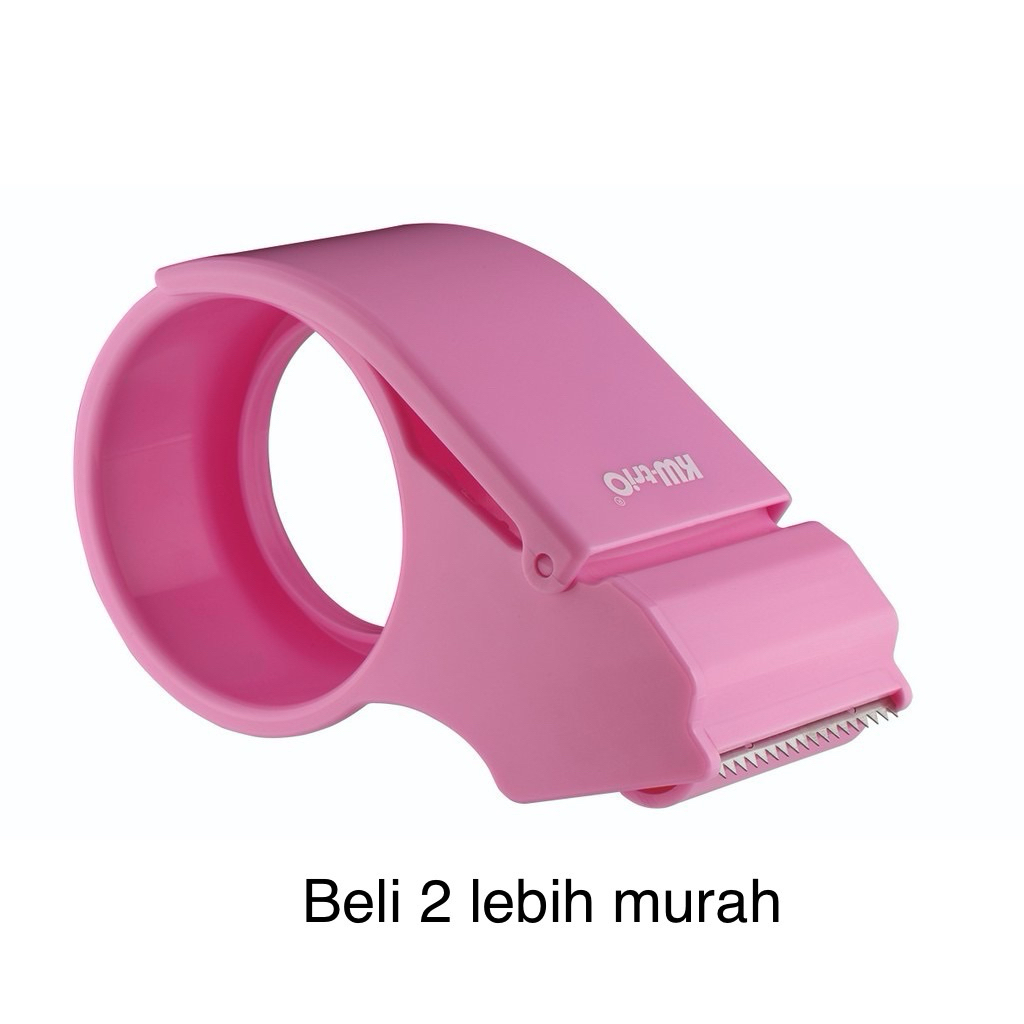 

dispenser lakban pink kuat dan tajam bahan ABS original