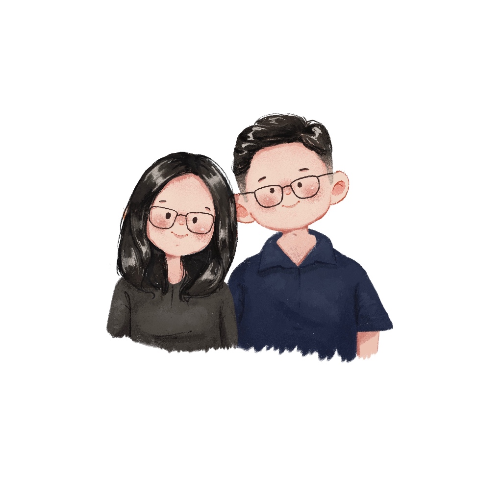 Ilustrasi chibi, potrait, face