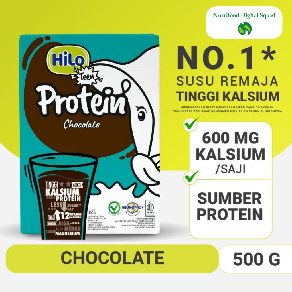 

HiLo Teen Chocolate 500gr