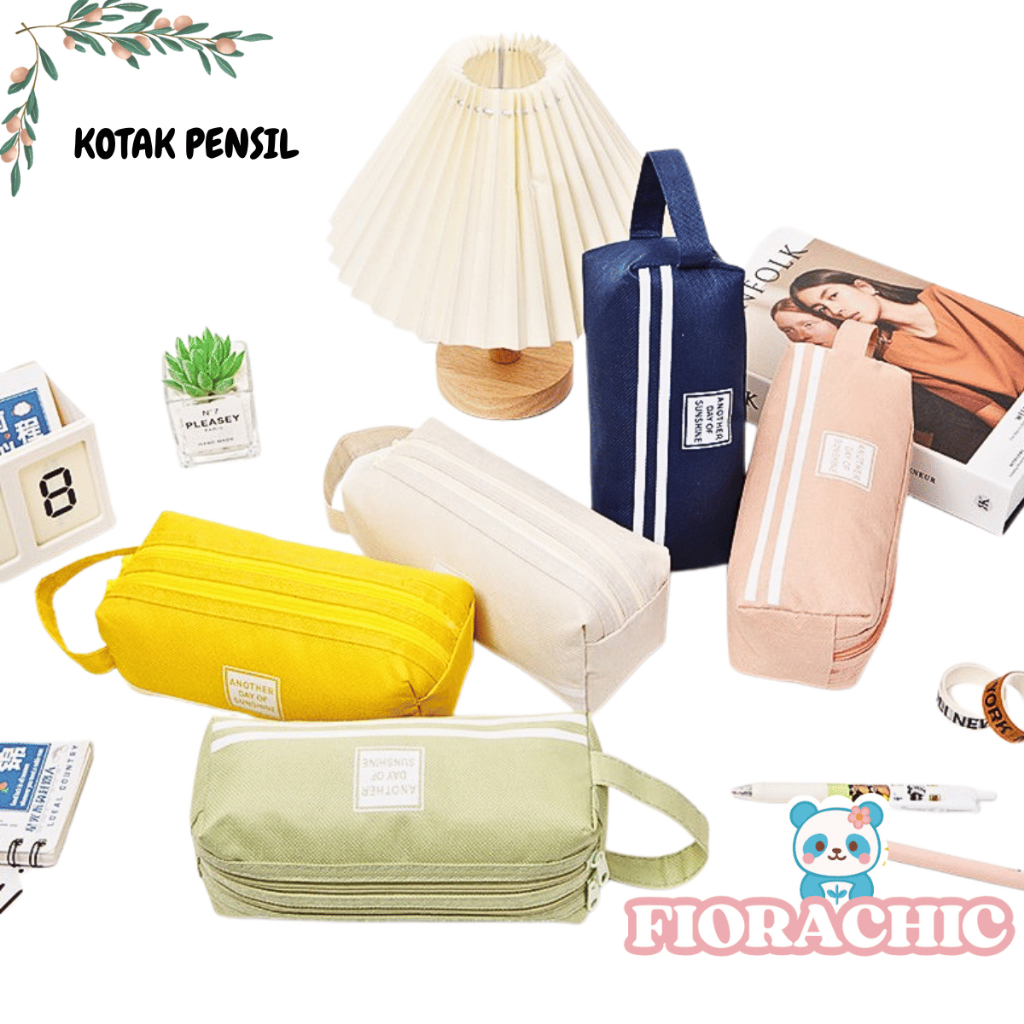 

FC- KOTAK PENSIL H561 DAN STATIONERY DUAL ZIPPER H561 DOMPET PENSIL 2 POUCH / DOMPET PENSIL 2 SISI