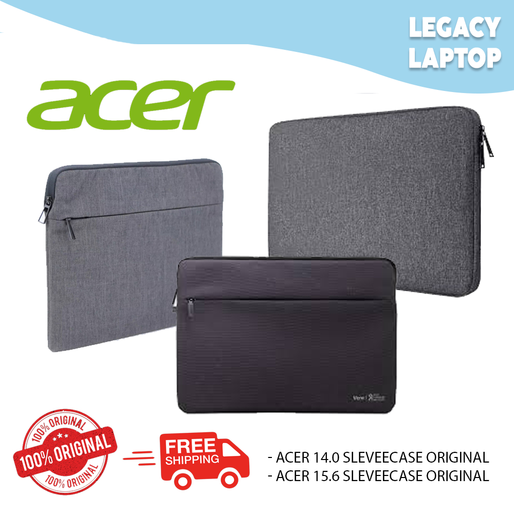 PROMO Tas Laptop Acer Sleeve Case 14-15 Inch Soft Case Laptop Original / Cover Laptop 14 Inch