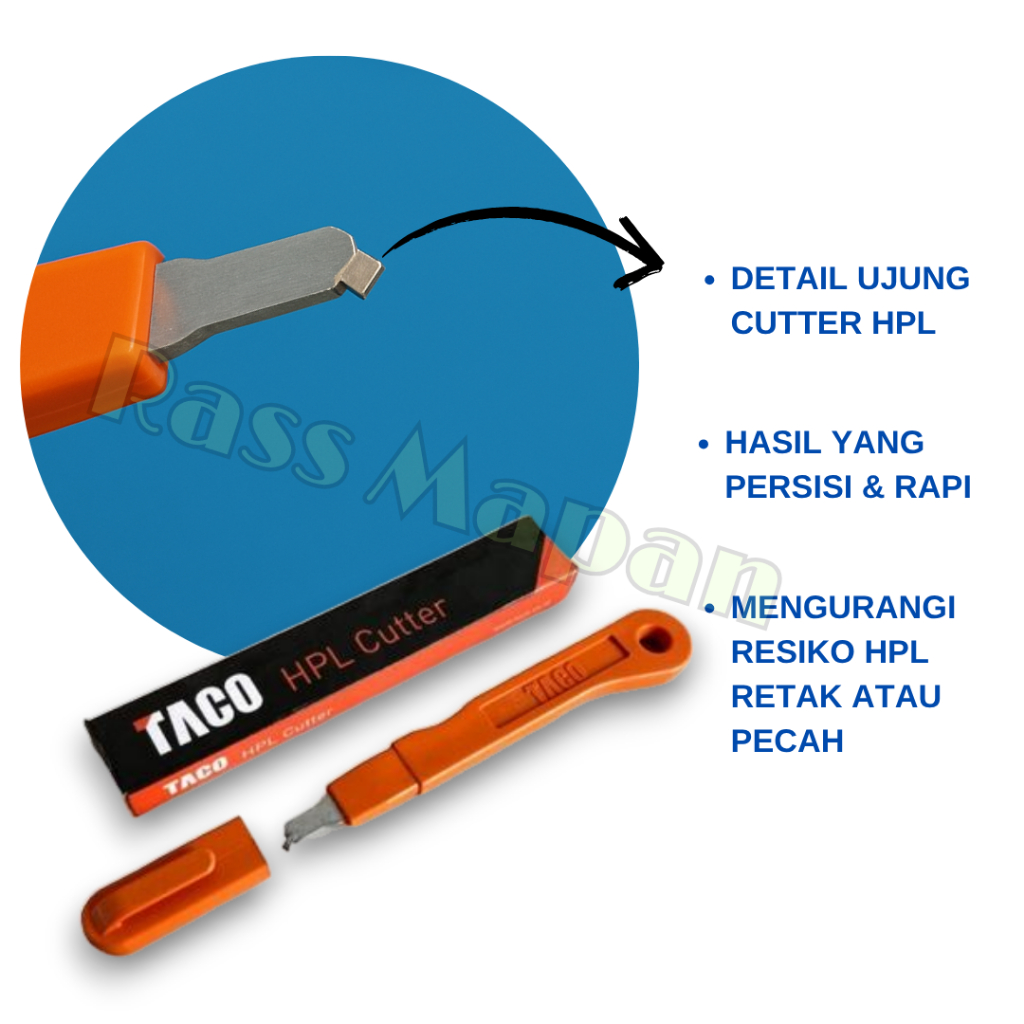 

Cutter HPL Taco – Alat Potong Presisi untuk Laminasi & Furnitur