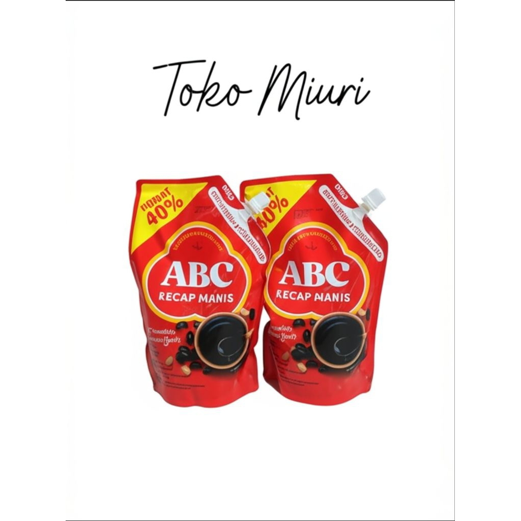 

Kecap manis Abc isi 2 @825 gram