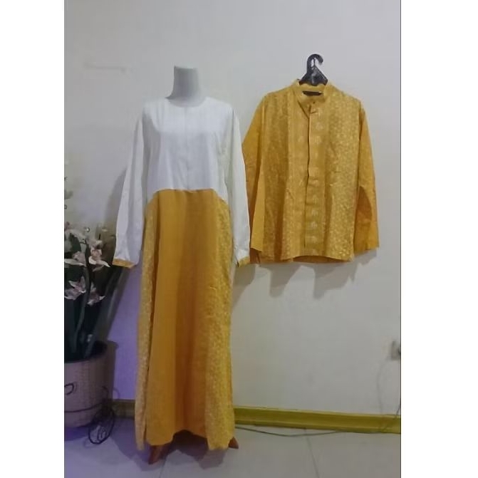 preloved couple gamis dan baju koko pria