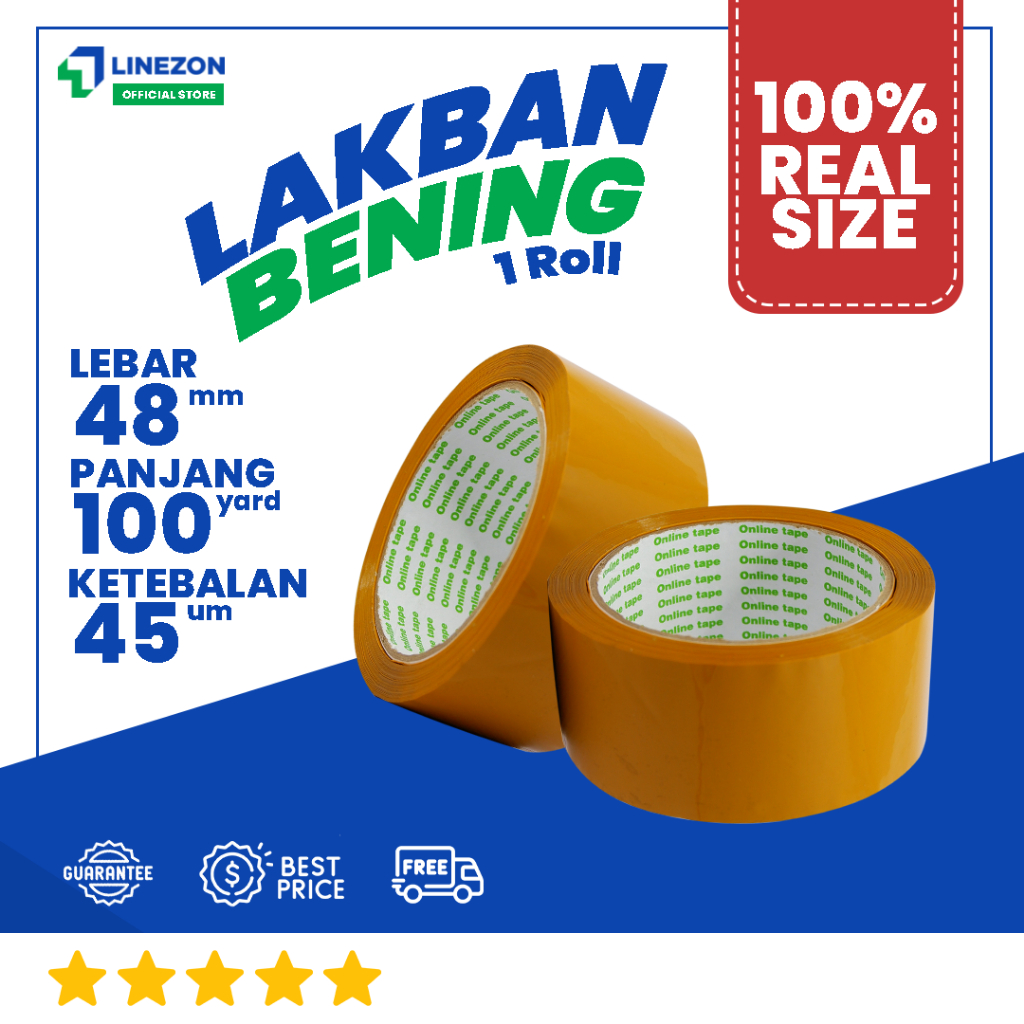 

Lakban Coklat 48 MM X 100 Yard PURE UKURAN REAL Tebal Kuat Isolasi solatip perekat kuat tebal Termurah