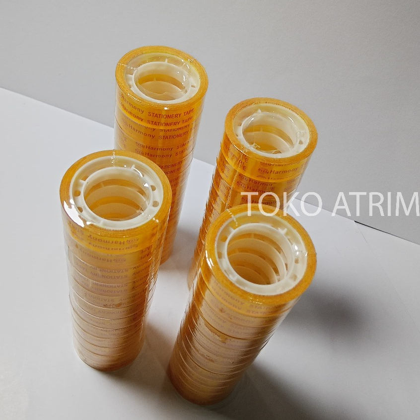 

Isolasi Kecil Bening Murah (12pcs) - Isolasi Kado 1 Slop isi 12