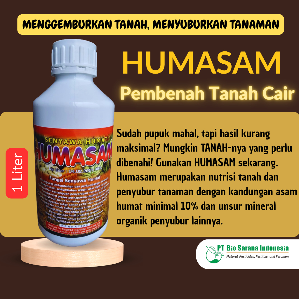 HUMASAM - Senyawa Humat atau Pembenah Tanah