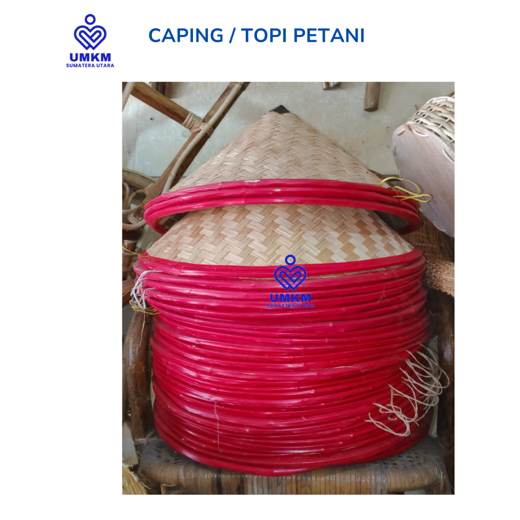 Topi petani / Caping / Topi kerja disawah / topi kerja di ladang / topi petani sawah / topi besar