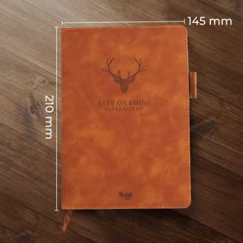 

Buku Jurnal Hardcover Notebook Diary 80 GSM 360 Halaman Grid keren banget