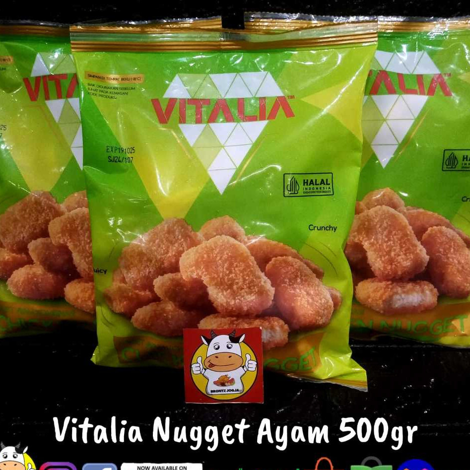 

VITALIA NUGGET CRUNCHY 500GR - FROZEN FOOD - BRONTZ JOGJA