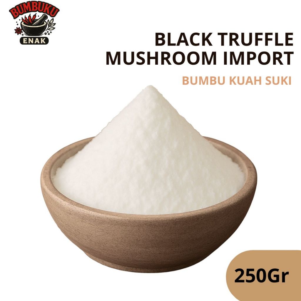 

Bumbu Kuah Suki Rasa Black Truffle Seasoning 500gr – Mewah Aromatik, Cocok untuk Steamboat & Shabu Rasa Premium