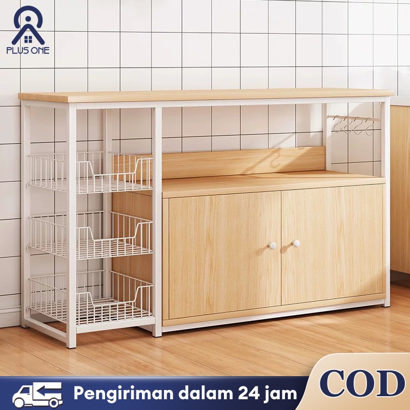 Rak Dapur Serbaguna Lemari Dapur Minimalis Meja Dapur Rak Dapur Set Estetik Meja Kompor Rak Oven