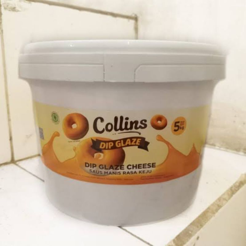 

Collins Dip Glaze Cheese Kemasan Repack 250gr 500gr / Selai Olesan Saus Keju / Topping