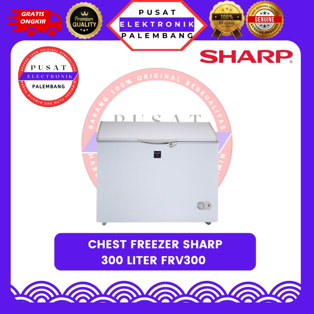 CHEST FREEZER SHARP FRV300 CHEST FREEZER PALEMBANG