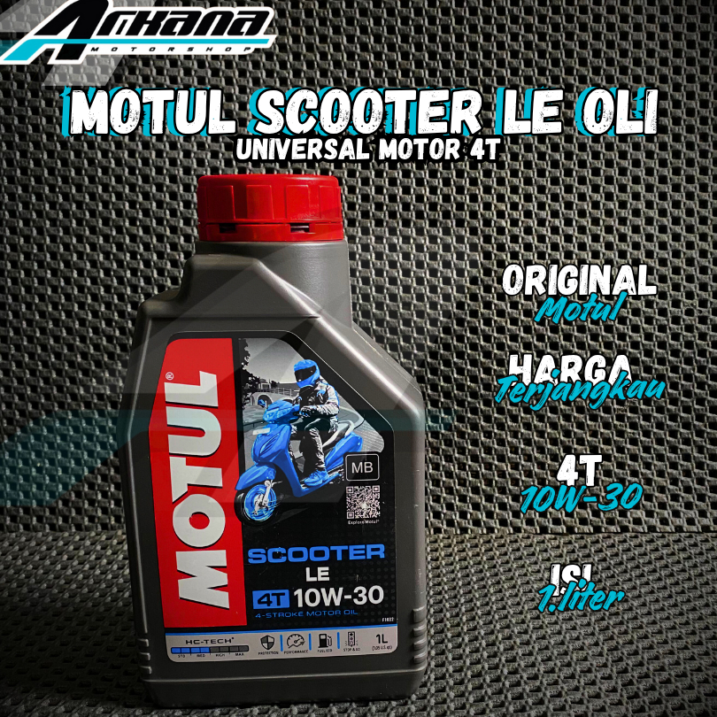 Oli Motor Oli Mesin Motul Scooter 4T 10W-30 1L ORIGINAL MOTUL Oli Motor Matic