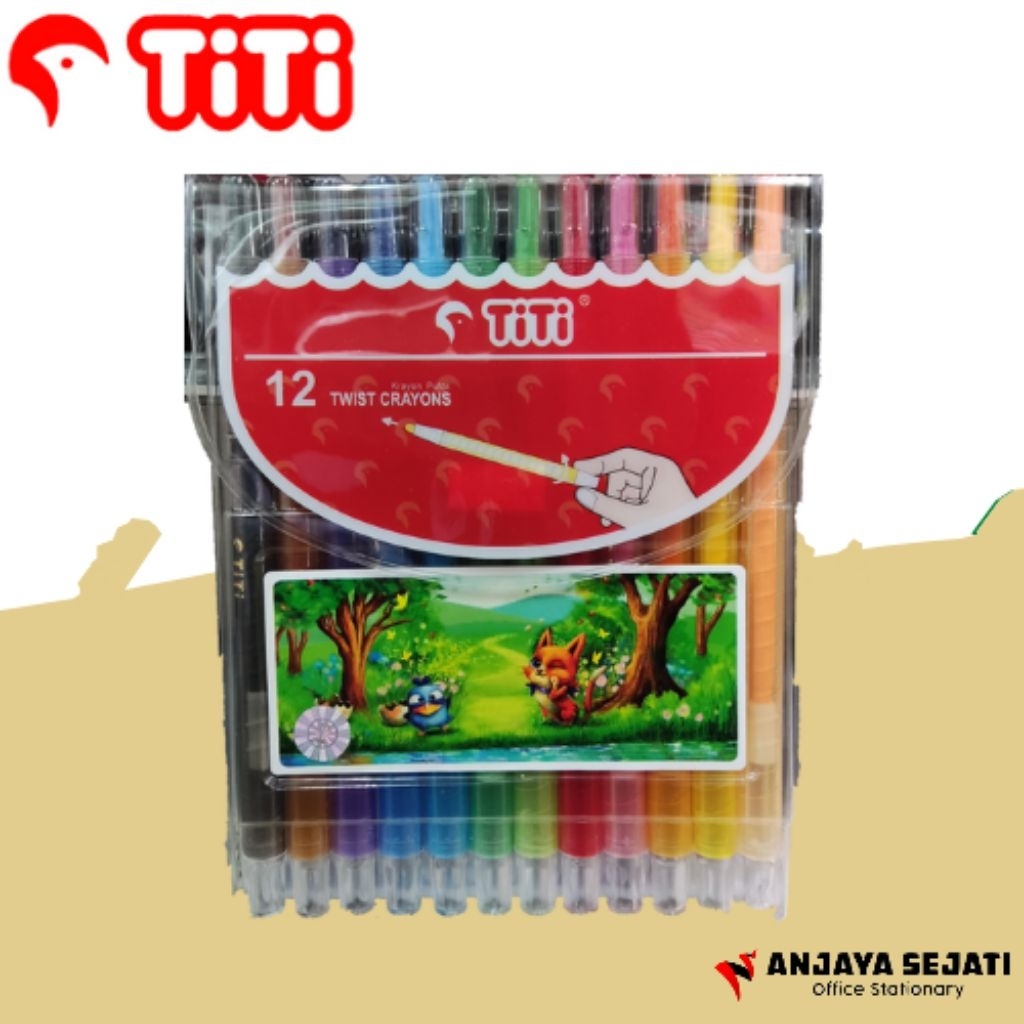 

Crayon Putar TiTi 12 Warna | Twist Crayon