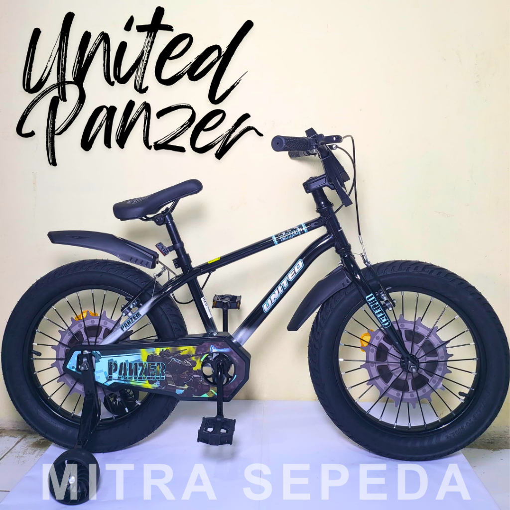 Sepeda BMX Anak Panzer United 18 Inch Sepeda Baja