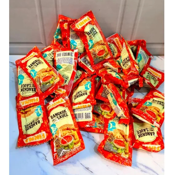 

50 sachet saos sambal bangkok finna kemasan sachet 9 gr | nisadkc