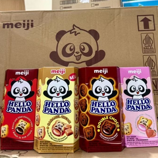 

(1 PACK) HELLO PANDA BISKUIT KRIM 42 GR ISI 10 PCS