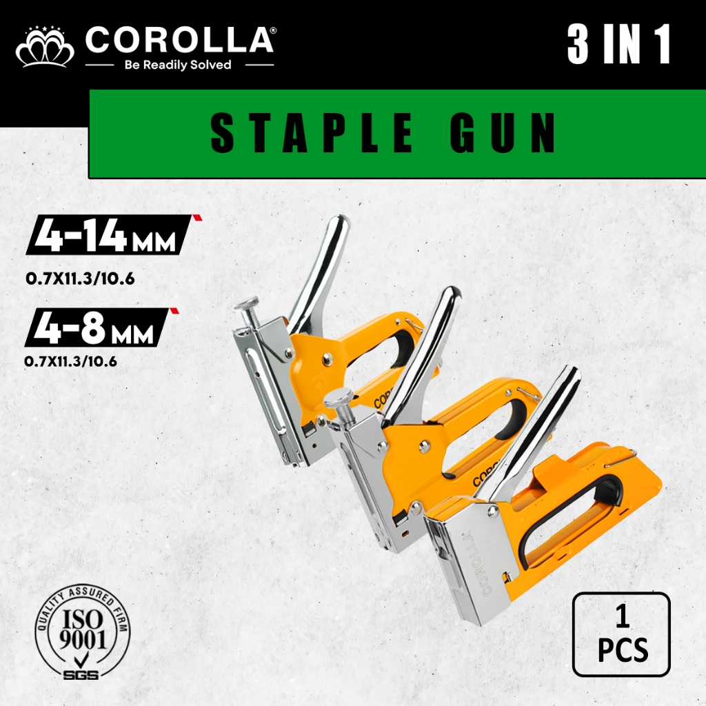 

Corolla Staples Tembak 3 In 1 Tacker Stapler Staples Perekat Powerfull Streples Tembak