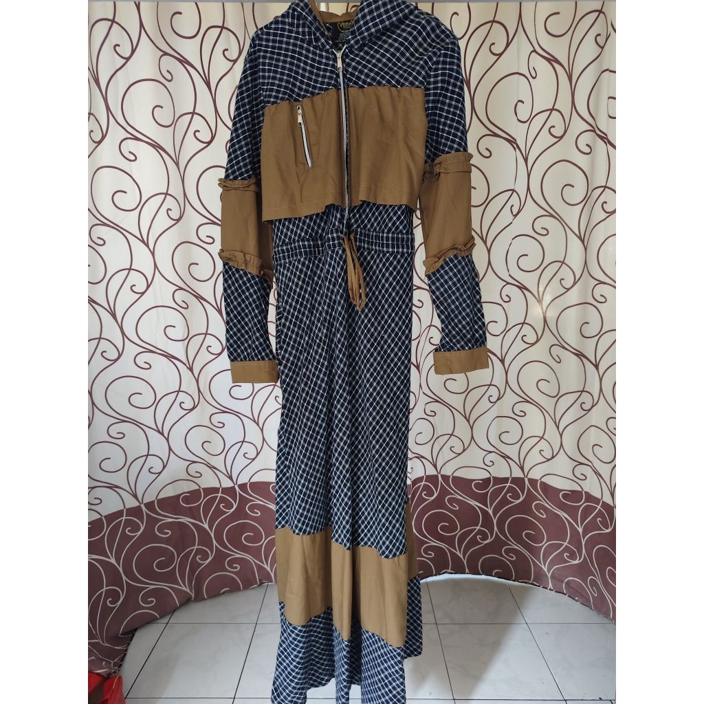 preloved pl (like new) baju dress gamis wanita kasual