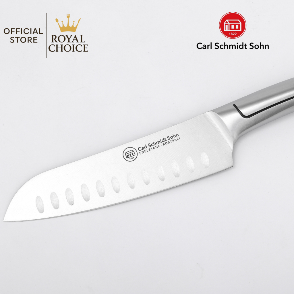 Carl Schmidt Sohn - Pisau Santoku (Santoku Knife) Multifungsi Berkualitas Pisau Serbaguna Untuk Dapu