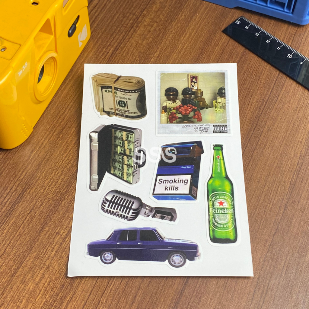 

STICKER KENDRICK LAMAR / STICKER MOBIL / STICKER PACK