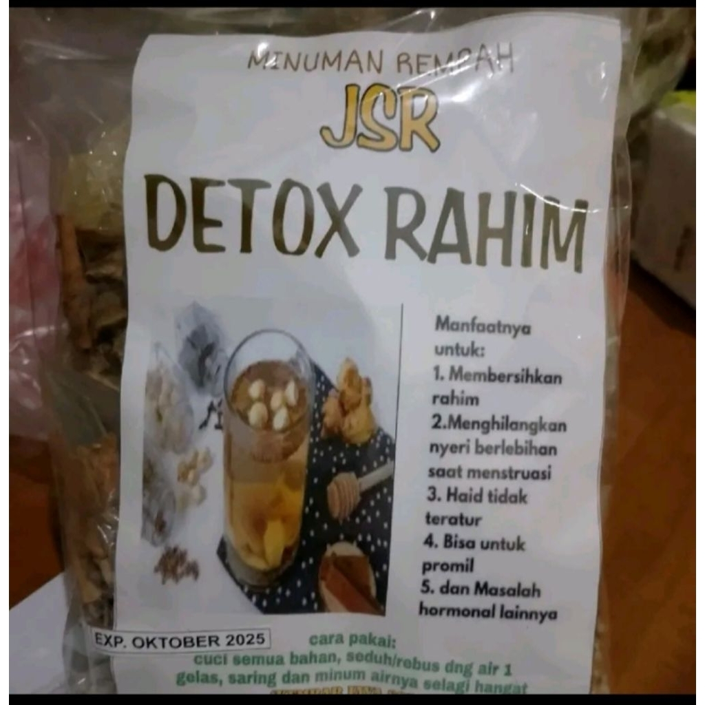 

Wedang rempah JSR detox rahim