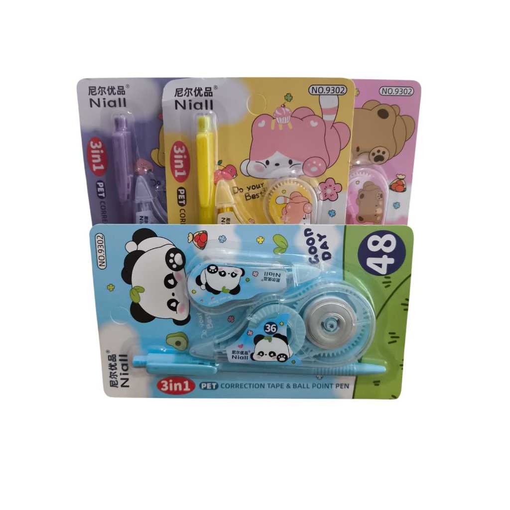 

(BISA COD) CORRECTION TAPE 3 IN 1 TIPE X KERTAS 3 IN 1 PERLENGKAPAN SEKOLAH ANAK-ANAK PENGHAPUS PULPEN