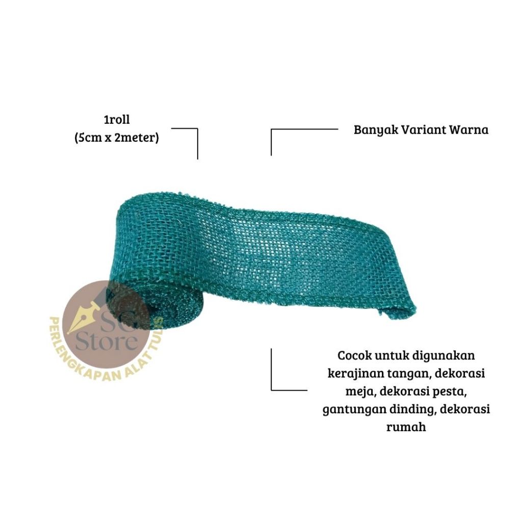 

Tali Goni / Kassa / Pita Goni / Kain Goni Warna Polos JT JBR-047