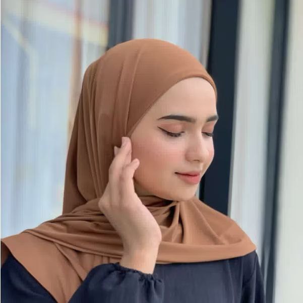 SEGITIGA INSTAN CIPUT OVAL MALAY JERSEY SPANDEK PREMIUM / SEGITIGA INSTAN 1LAYER INNER JERSEY MALAYS