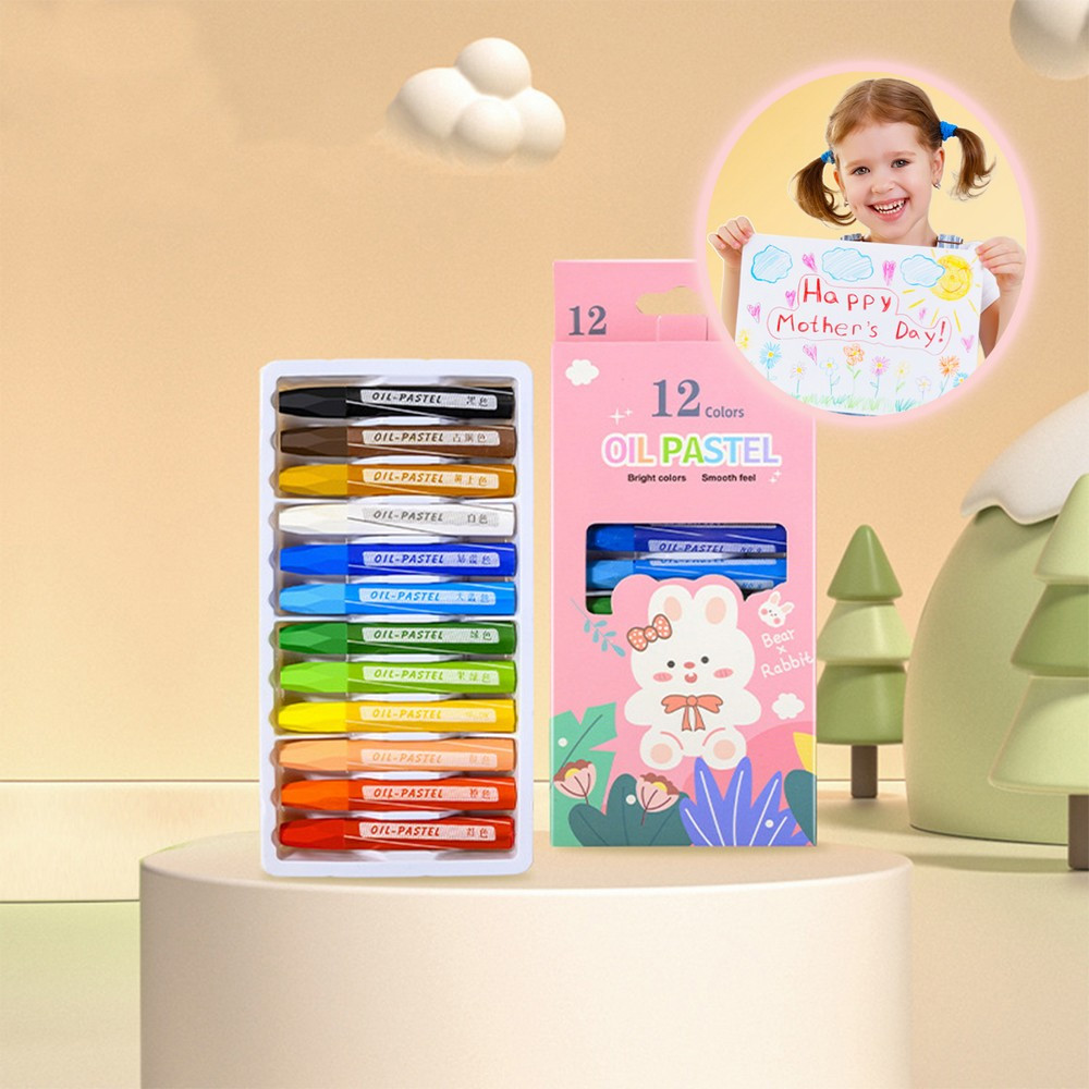 

EC Crayon Oil Pastel Isi 12 Warna Motif Kartun Perlengkapan Mewarnai Anak / Set Krayon Pigmentasi Tinggi Aman Untuk Anak Stockami A99