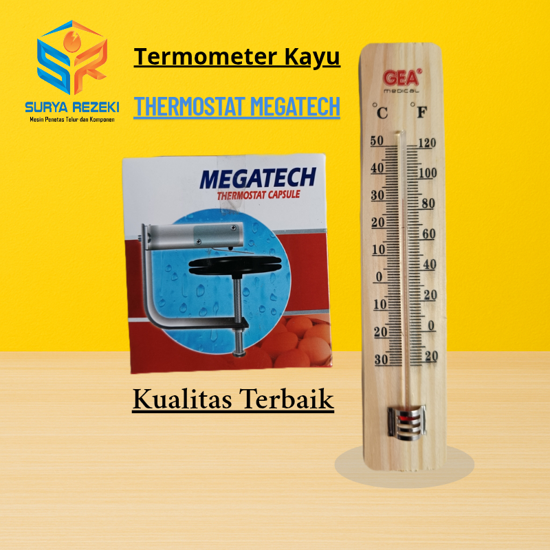 Paket Termostat dan Thermometer alat mesin tetas telur otomatis / mesin penetas telur otomatis